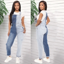 Ladies overalls one-piece slim fit jeans women's trousers trousers JLX5523