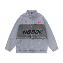 Denim embroidered jacket D704158828538