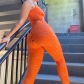 Women's Sexy Cutout Sleeveless Ripped Casual Sports Jumpsuit K22Q14406