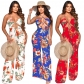 Beach Resort Lace Up Sexy Jumpsuit Q22Y8113