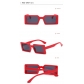 Square Sunglasses Small Frame Sunglasses Transparent Color Personality Street Shot Sunglasses FW016