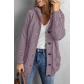 Solid color cardigan sweater loose versatile coat SY271722