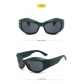 Fashion Y2K street hip-hop glasses trend large frame sunglasses for men and women outdoor riding sports glasses MN1296