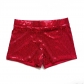 High waisted casual shorts, hot pants, high elasticity sequin beaded shorts HY818