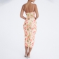 Pure desire girl style sleeveless floral suspender dress Q23DS168