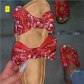 Oversized bow sandals and slippers ZM639197428890