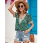 Small floral lace patchwork shirt top XML109115