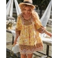 Bohemian casual vacation style dress D2213010