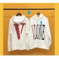 Long sleeved hooded loose reflective large V hoodie YS727772745518