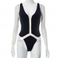 Mesh Perspective Tight Hip Lift Bodysuit M23BS321
