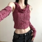 Women's Solid Color Slim Fit Open Navel Street Fashion Hooded Sleeveless Tank Top K23L32001