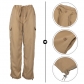 Fashion Loose Drawstring Multi Pocket Casual Pants Y532