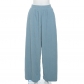 High waisted loose fitting straight leg casual pants K23P35195