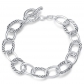 Stainless steel oval bracelet H674366750949-1  (2 pcses )