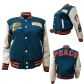 Thickened Korean velvet positioning, offset printing, embroidered jacket, baseball jacket NR001