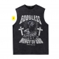 Sleeveless T-shirt men's loose shoulder vest T718979384003