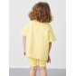 Girl's short sleeved pure cotton T-shirt cartoon shorts set BST22315