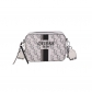 Printed small square bag, wide shoulder strap, single shoulder bag, letter crossbody bag B7816715210