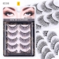 6D synthetic fiber three-dimensional multi-layer cross false eyelashes A801172997472