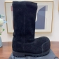 Big headed snow bread boots with thick soles that rise below the knee high cotton boots S823803644191-1